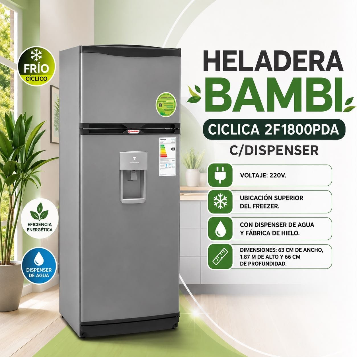 Heladera Bambi