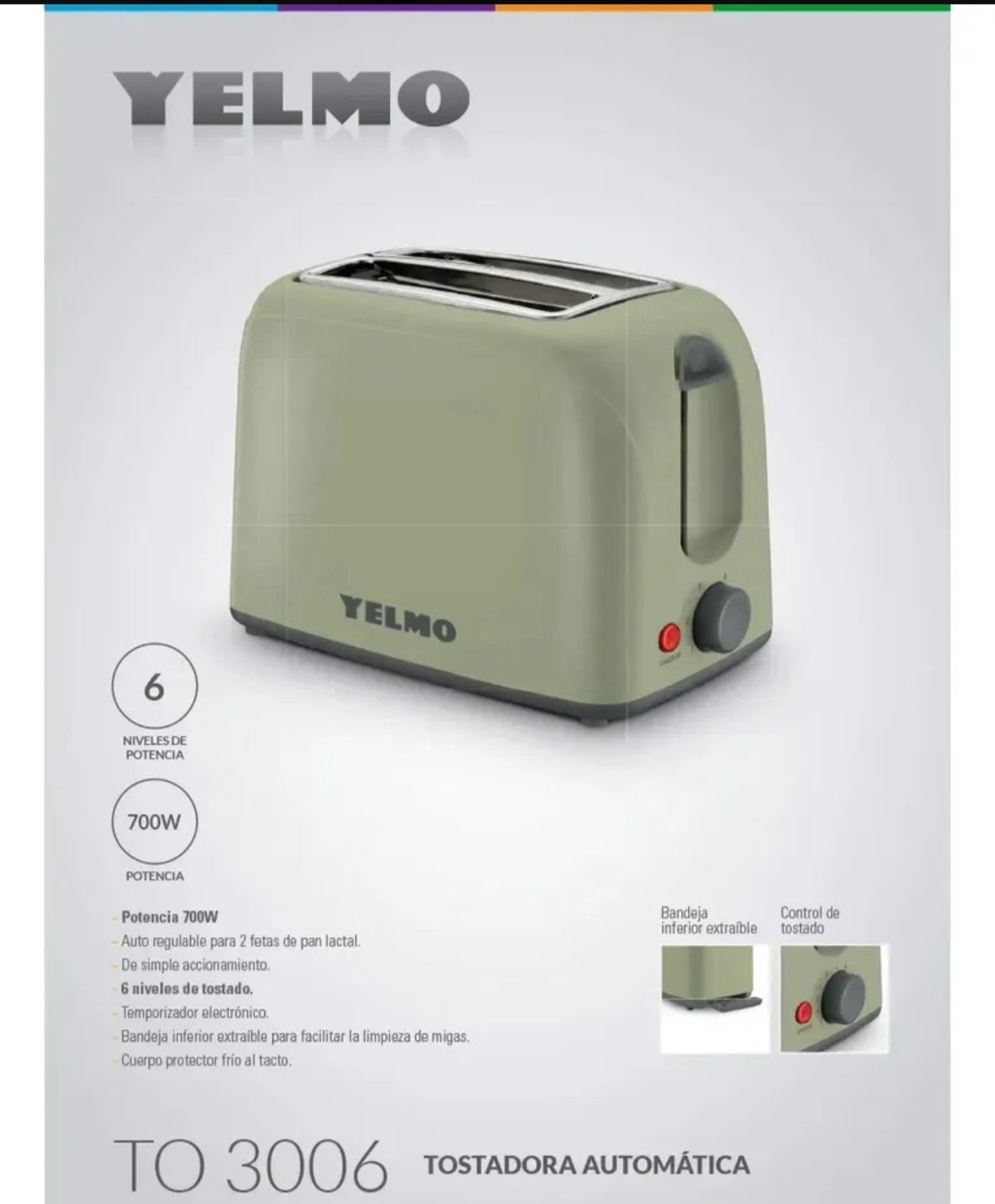 Tostadora Yelmo - Imagen 2