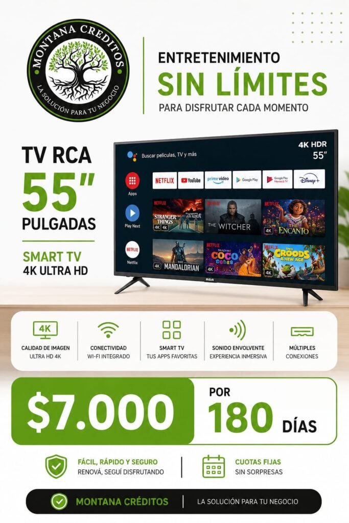 Smart Tv 55 pulgadas